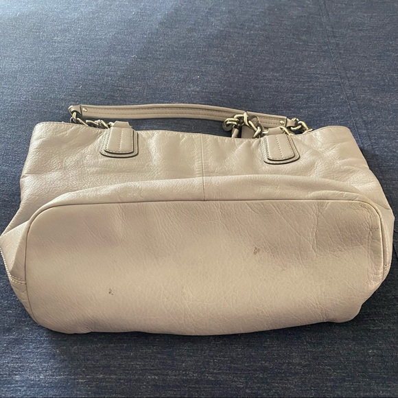 Coach Madison Leather Grey Purse - J1280-20466 - Picture 3 of 6